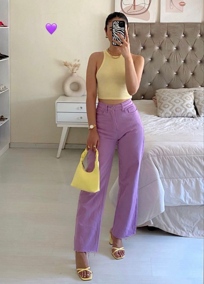 ترکیب زرد کره‌ای و بنفش