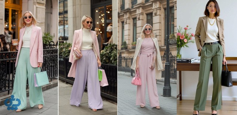 استایل رنگهای پاستلی