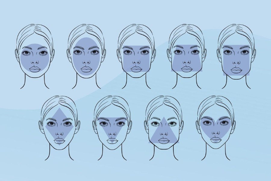 شناخت انواع فرم صورت و شکل چهره و نحوه تشخیص آنها