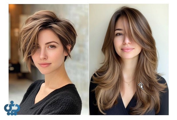 مدل موهای مناسب فرم صورت گرد