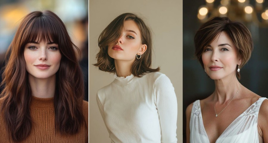 بهترین مدل موی زنانه برای انواع فرم و شکل صورت