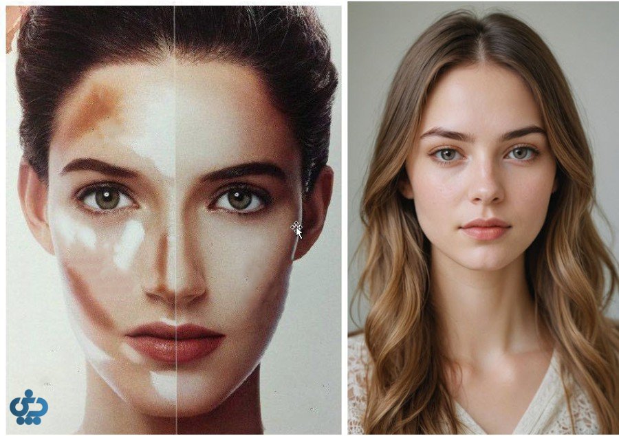 آرایش متناسب با فرم صورت بیضی