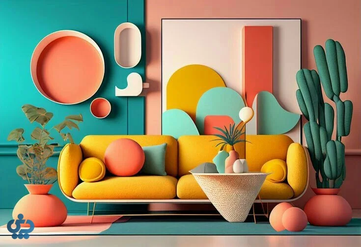 تاثیر رنگ‌ها در طراحی داخلی