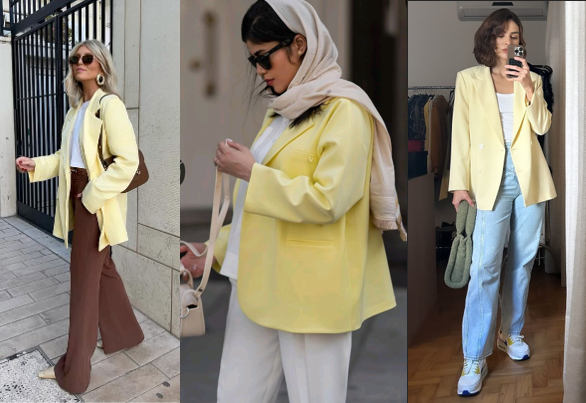 بهترین ترکیب رنگ‌ها برای ست کردن با زرد کره‌ای برای استایل شیک