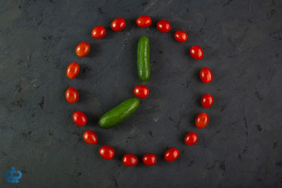 تکنیک پومودورو ساعت با گوجه و خیار