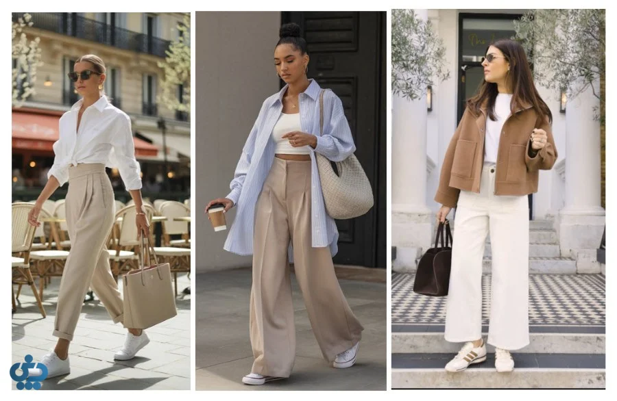 ست پاییزی استایل سفید