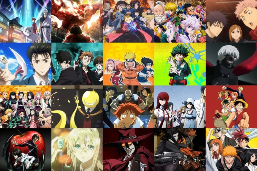 ۳۲ انیمه ژاپنی