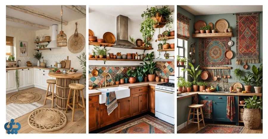 دکوراسیون بوهو در آشپزخانه
