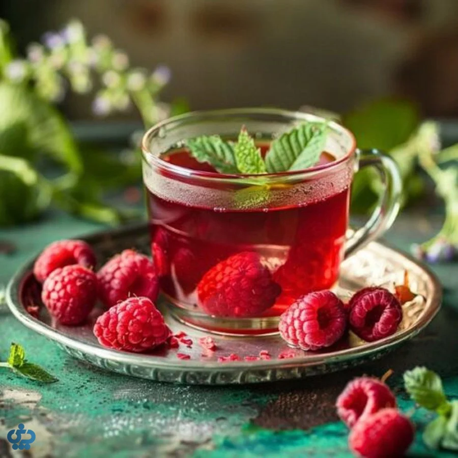 دمنوش برگ تمشک