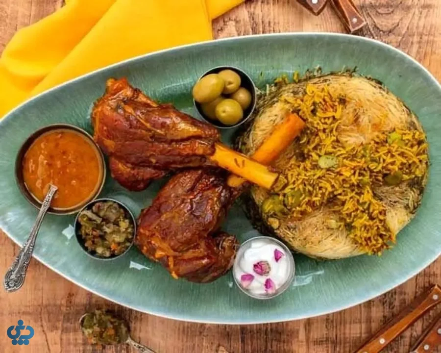 باقالی پلو با ماهیچه: مجلسی و غنی