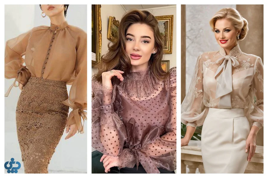 ست کردن لباسهای توری برای مهمانی