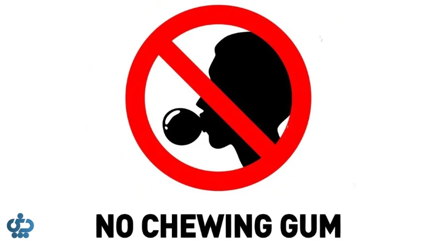 ممنوعیت آدامس