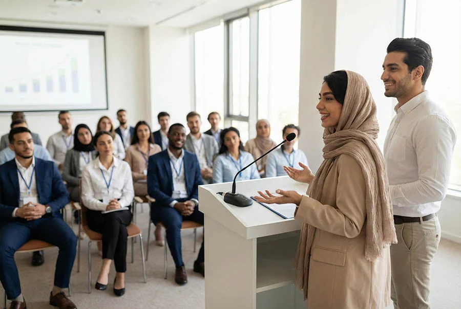فن بیان و هنر صحبت کردن در جمع؛ ۵ تمرین طلایی برای رفع خجالت و تپق