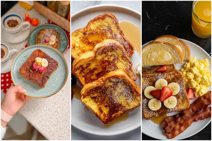 آموزش گام‌به‌گام تهیه فرنچ تست (French Toast) کافی‌شاپی در خانه